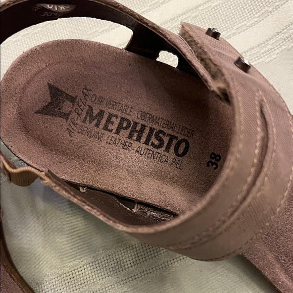 Mephisto Tan Leather Sandals size 38 - Picture 2 of 8